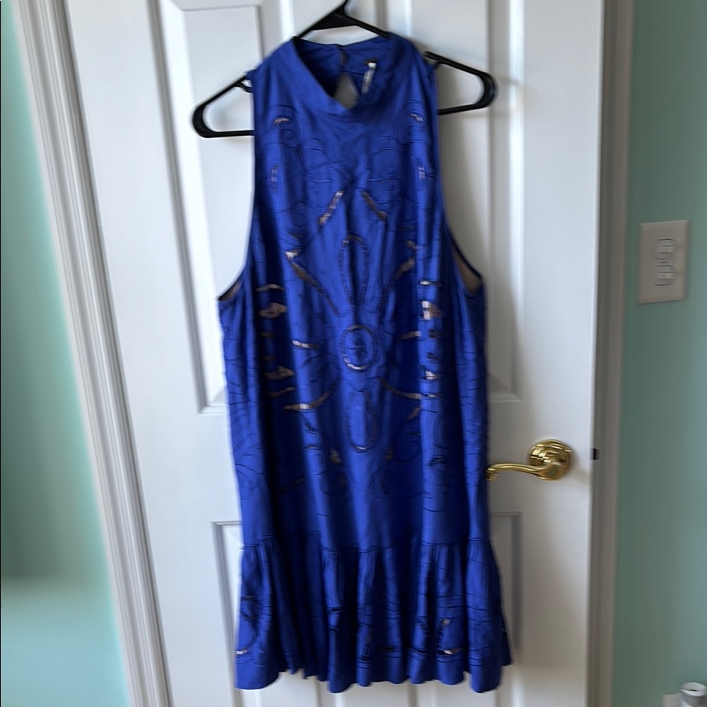 Blue Sleeveless Dress